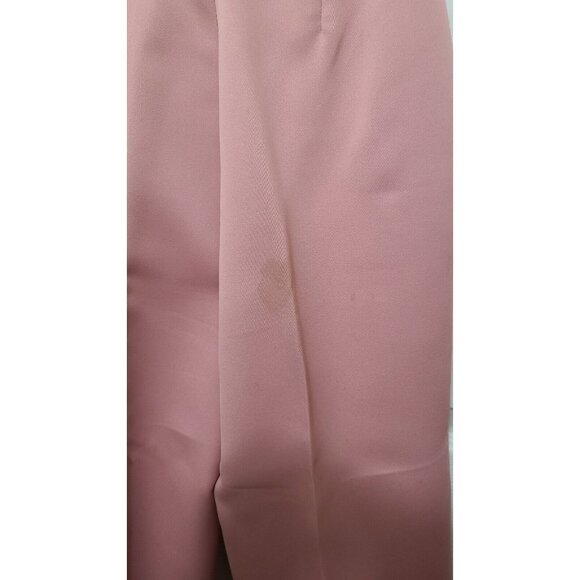 Vtg 70s Bronson of California 2 Piece Pant/Blazer Suit Set Solid Pink Size 5/6 - Picture 12 of 12